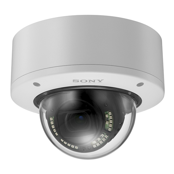 Sony SNC-VB770 Guide De L'utilisateur