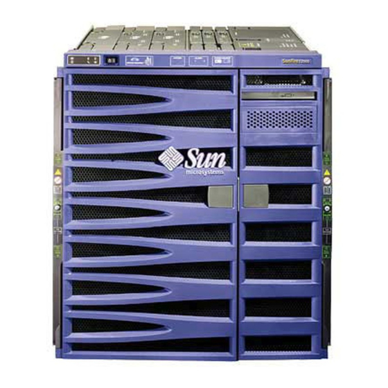 Sun Microsystems Fire E2900 Guide D'installation