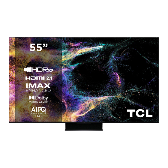 TCL 55C845 Notice D'utilisation