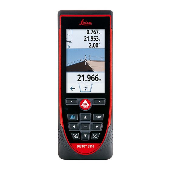 Leica Geosystems DISTO S910 Mode D'emploi