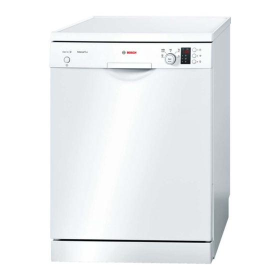 Bosch SMS25GW02 Mode D'emploi