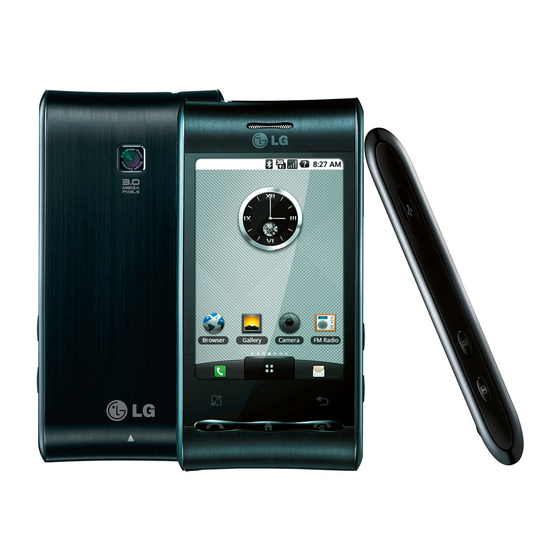 LG GT540 Manuel D'instructions