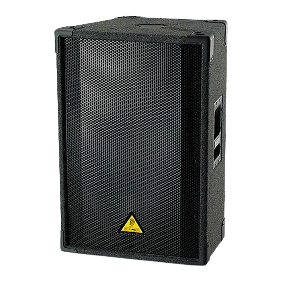 Behringer Eurolive Série Manuel D'utilisation