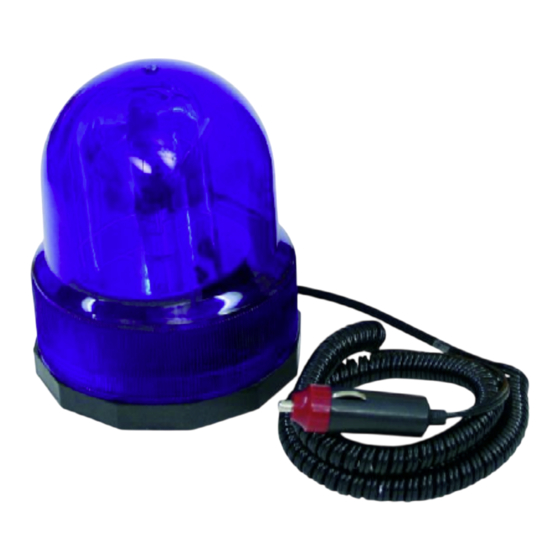 EuroLite Police Beacon Mode D'emploi