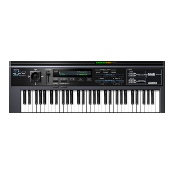 Roland D-50 Mode D'emploi