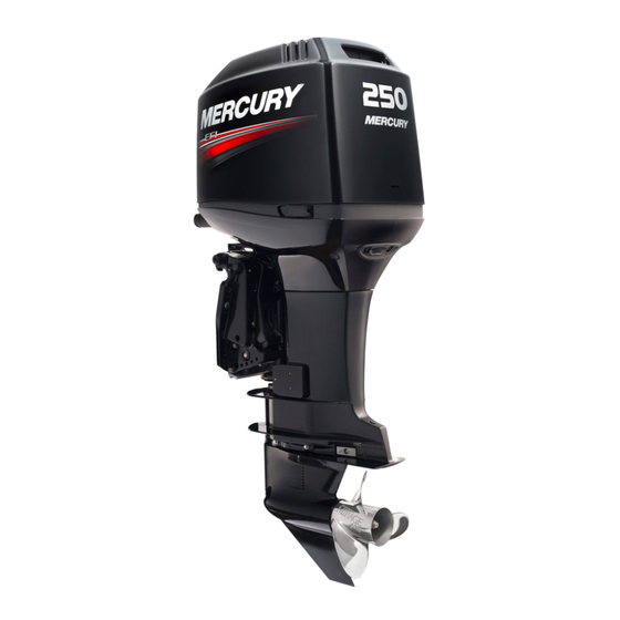 Mercury Marine 225 Mode D'emploi