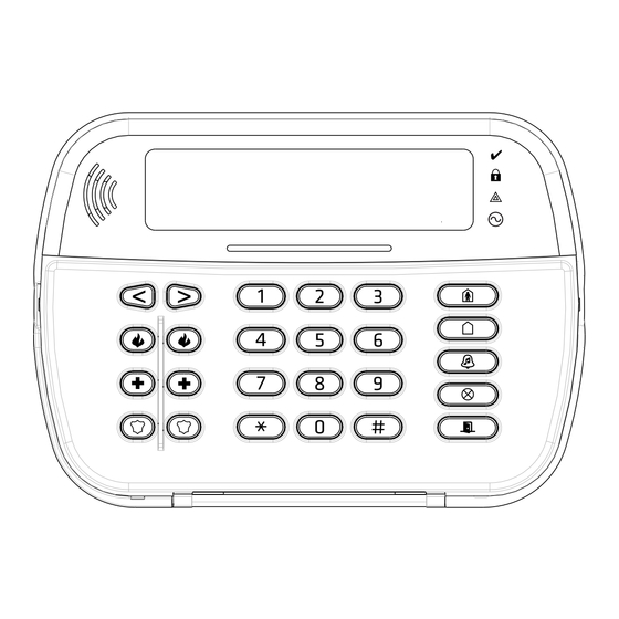 Tyco Security Products HS2LCDWF Instructions D'installation