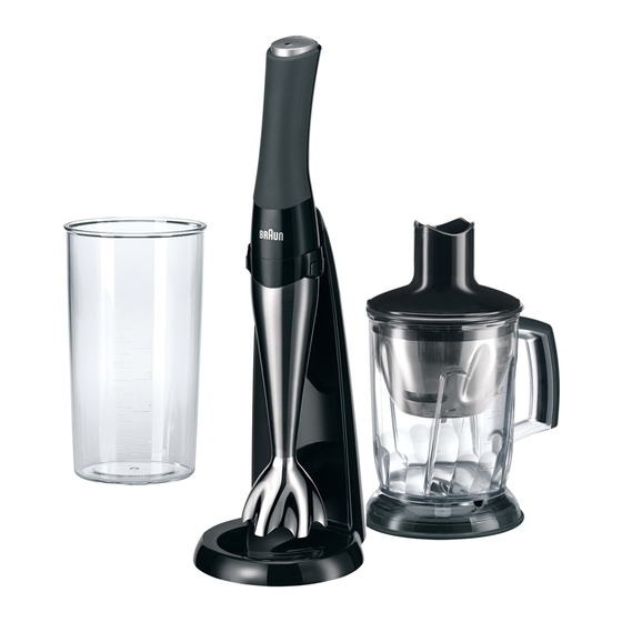 Braun Multiquick 7 Mode D'emploi