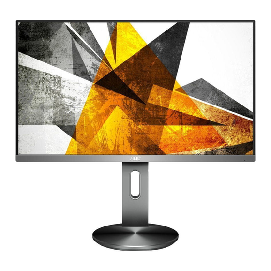AOC U2790PQU Manuel D'utilisation