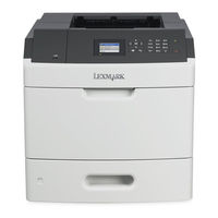 Lexmark MS818 Guide De L'utilisateur