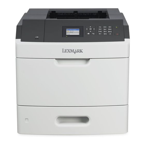 Lexmark MS810 Guide De L'utilisateur