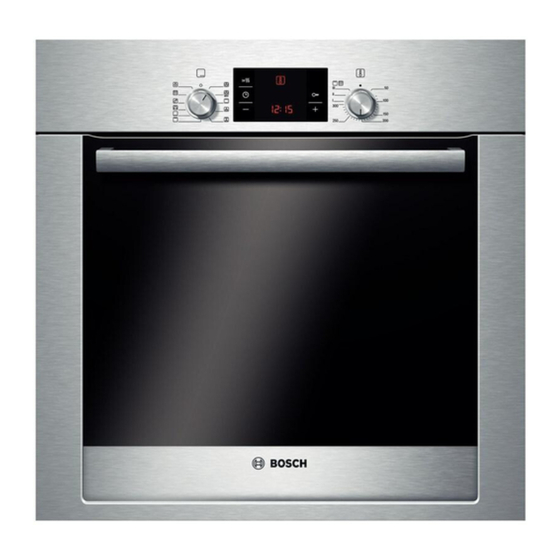 Bosch HBG73B5 0C Série Mode D'emploi