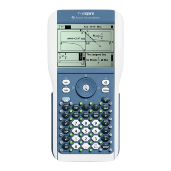 Texas Instruments TI-Nspire Guide