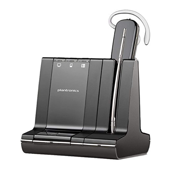 Plantronics Savi W745A Guide D'utilisation