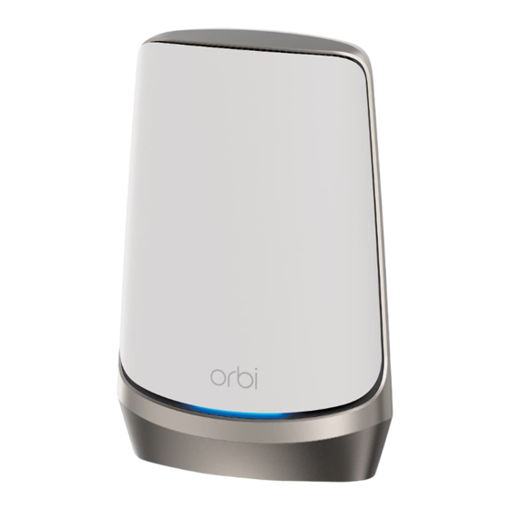 NETGEAR Orbi Quad-Band Mesh WiFi 6E Guide De Démarrage Rapide