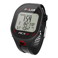 Polar RCX3 Démarrage Rapide