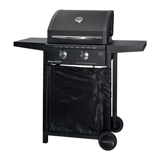 Sunset BBQ Malaga 2B RTC Instructions De Service Et De Montage