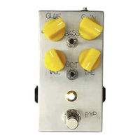 Zorg Effects GLUE FUZZ Manuel Utilisateur