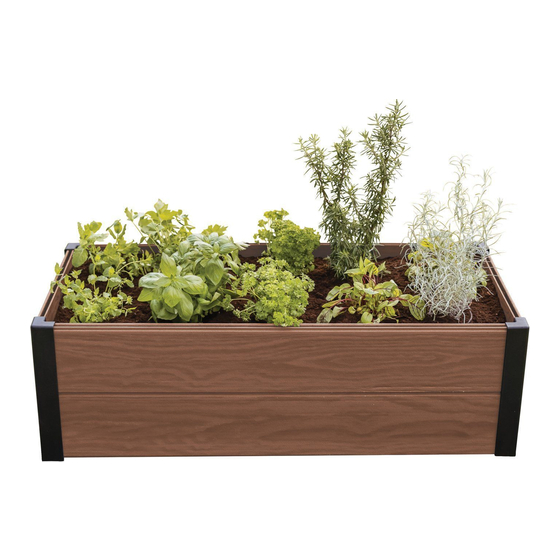 Keter MAPLE TROUGH GARDEN BED Mode D'emploi