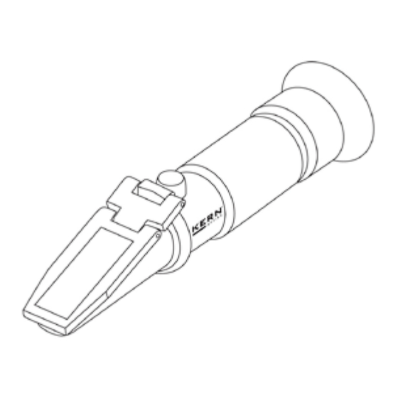 KERN Optics ORA 10 BA Instructions De Service