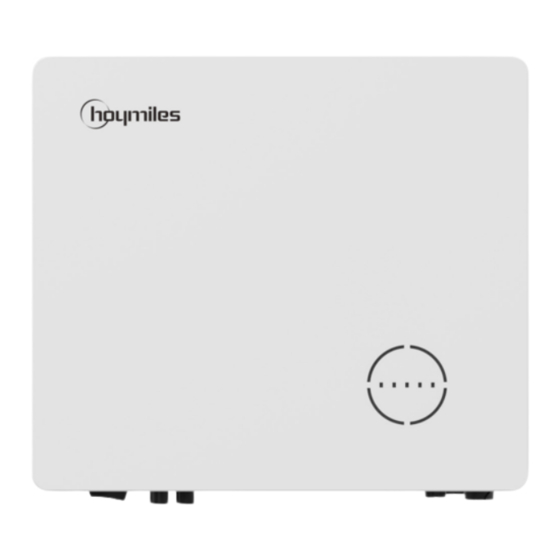 Hoymiles HYS-3.0LV-EUG1 Guide D'installation Rapide