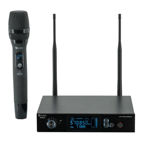 Prodipe DSP Solo TD UHF-MC1/F5 Manuel De L'utilisateur