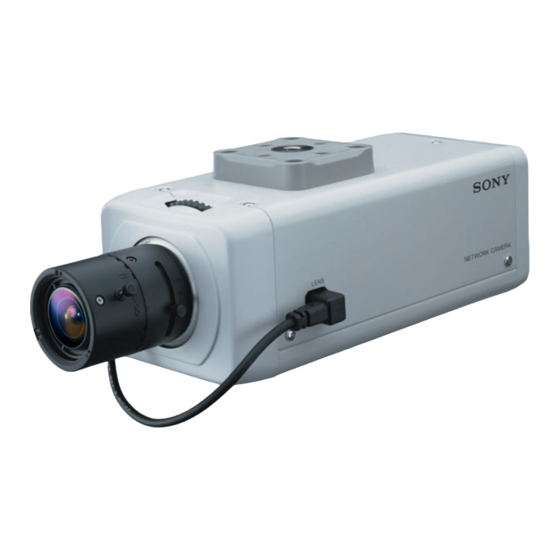 Sony ExwaveHAD SNC-CS3N Manuel D'installation