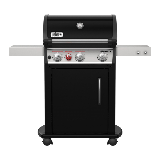 Weber Spirit E-325S GBS Manuel Du Propriétaire