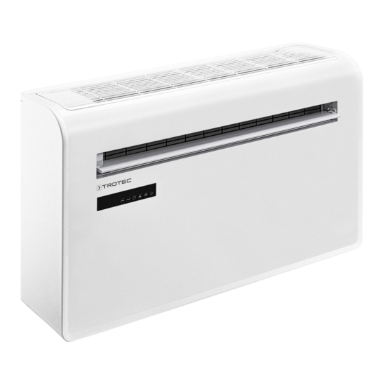 Trotec PAC-W 2600 SH Manuel D'utilisation