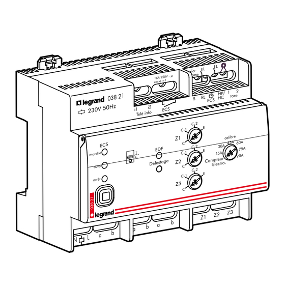 LEGRAND LEXIC 038 21 Mode D'emploi