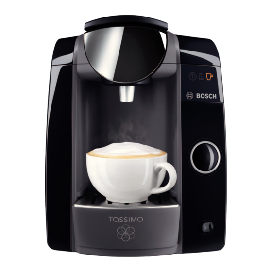 Bosch TASSIMO TAS 47UC Serire Mode D'emploi