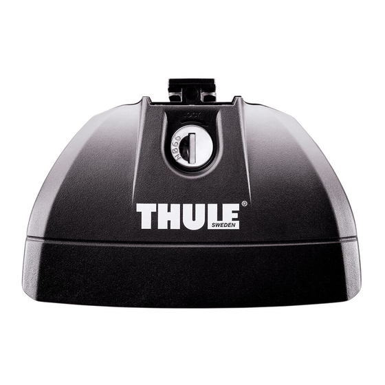 Thule RAPID FIXPOINT XT Instructions De Montage