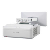 Sony VPL-SW526C Mode D'emploi