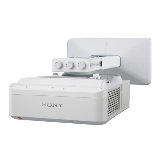 Sony VPL-SW536C Mode D'emploi