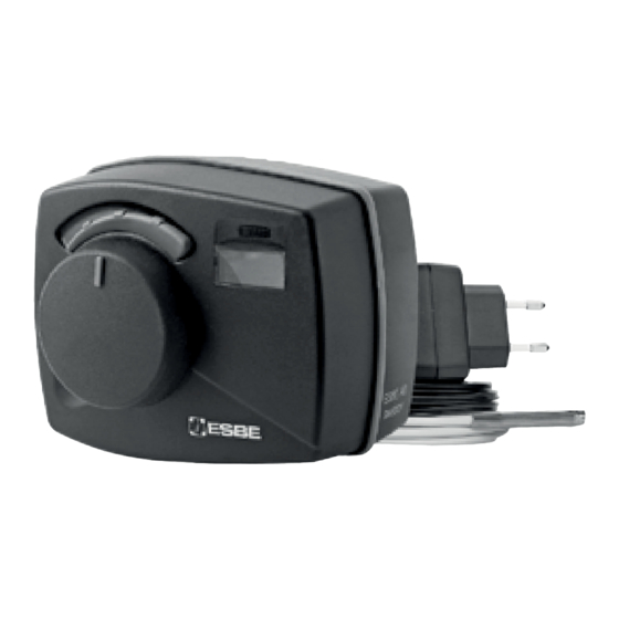 ESBE CRA110 Serie Guide Rapide