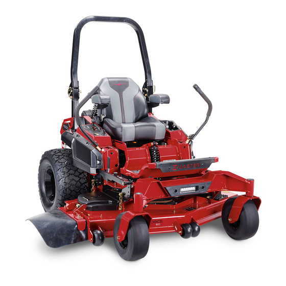 Toro Z Master 4000 Serie Instructions De Montage