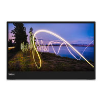 Lenovo ThinkVision M15 Guide De L'utilisateur