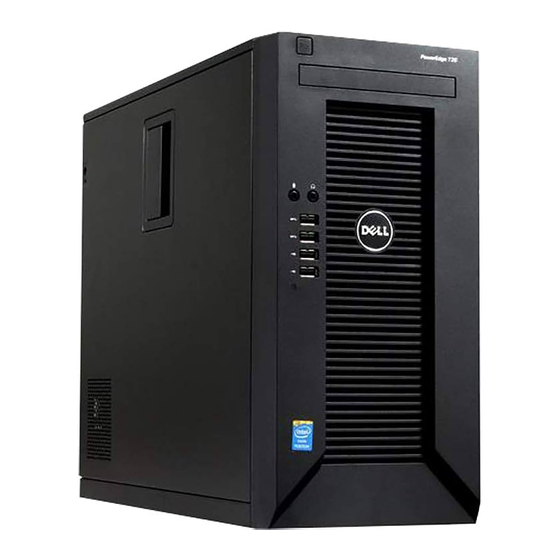 Dell PowerEdge T20 Manuel Du Propriétaire