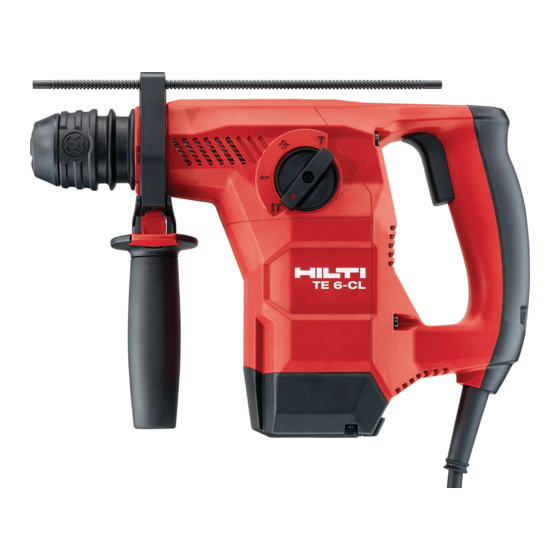 Hilti TE 6-CL Mode D'emploi