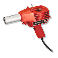 Master MASTER-MITE HEAT GUN 10009 Mode D'emploi