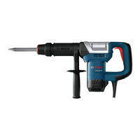 Bosch GSH 5X Plus Professional Notice Originale