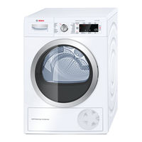Bosch WTW87560FG Notice D'utilisation Et D'installation