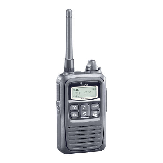 Icom IP100H Manuel D'utilisation