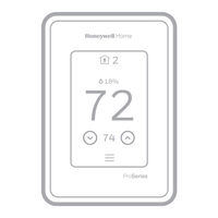 Honeywell Home T10 Plus Pro Guide D'installation