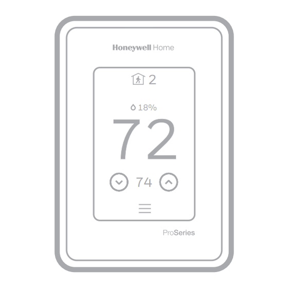 Honeywell Home T10 Guide D'installation