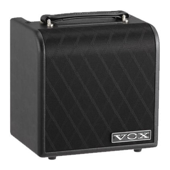 Vox AGA4-AT Manuel D'utilisation