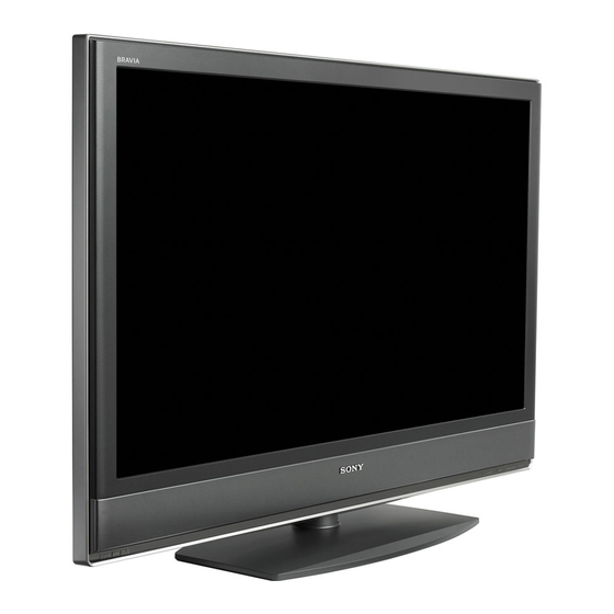 Sony BRAVIA KDL-46V2500 Mode D'emploi