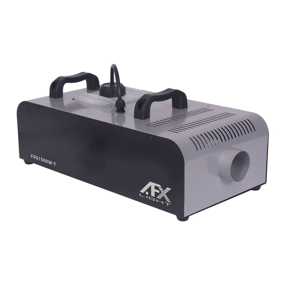 afx light FOG1500W-T Manuels