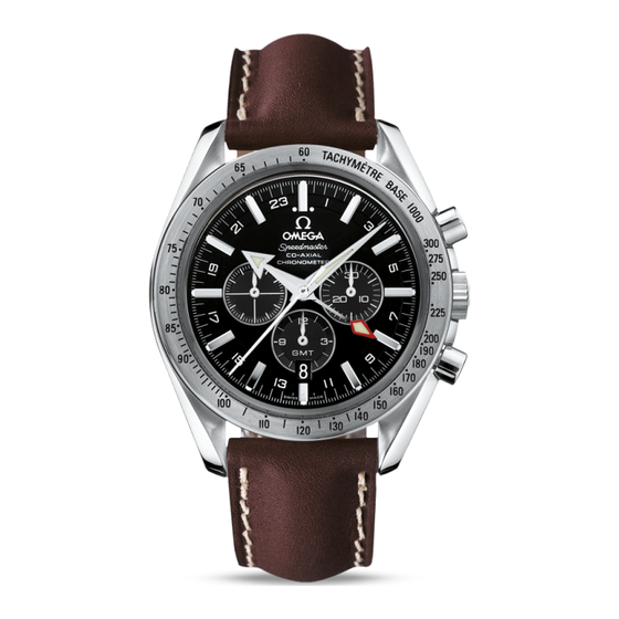 Omega Speedmaster Broad Arrow Chronographe Co-Axial GMT 44,25 MM Guide Rapide