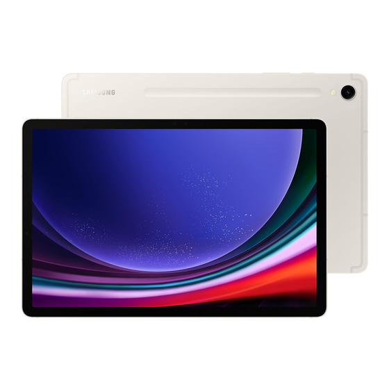 Samsung TAB S9 Mode D'emploi